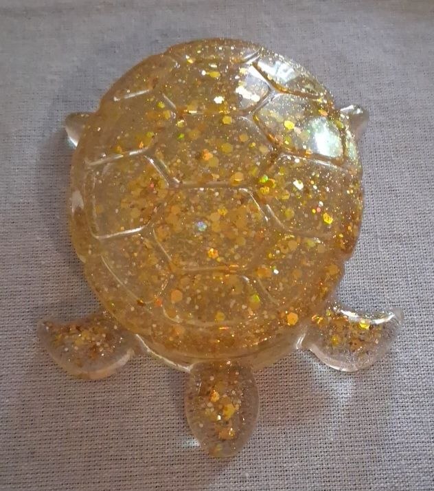 Sunshine Sparkle Turtle closed shell view